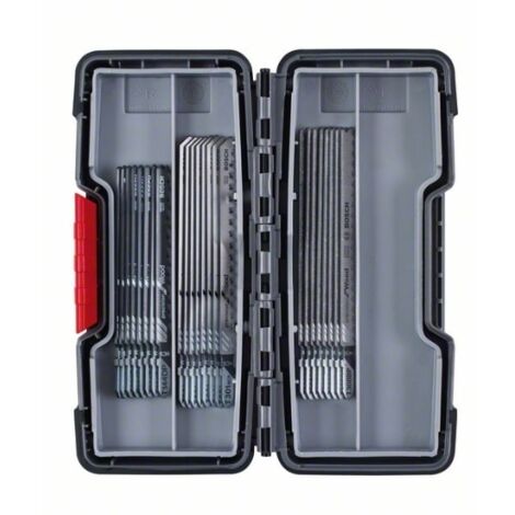 Bosch – Set de 30 lames de scie sabre pour bois dur – Longueur 100/117mm – Denture fine pour coupe nette – Boîte de rangement ABS