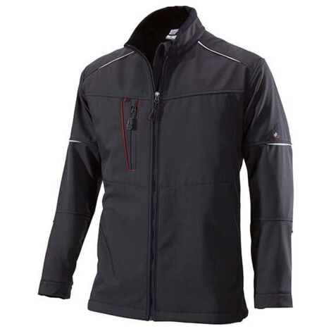 Veste Softshell 1868 572,  Taille  M, noir (1/5)
