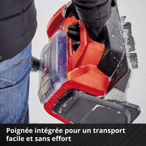 Fraise à Neige Sans Fil 21V 1000W - Pelle à Neige Batterie Largeur 28cm Portée 8m