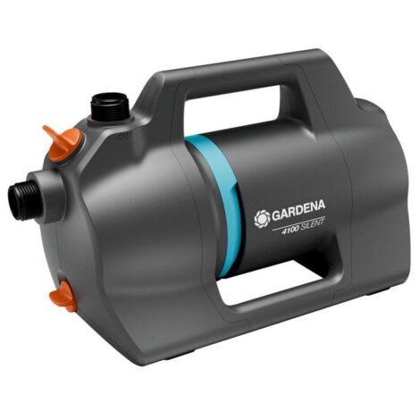 Gardena – Pompe de jardin 4100 Silent 550W – Débit 4100 l/h à 3,6 bar – Profondeur d'aspiration 8 m – Silencieuse 50 dB – Résistante aux intempéries (1/10)