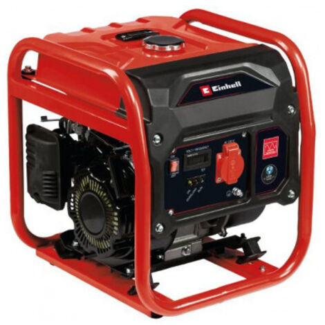 Einhell – Groupe électrogène à essence 1100W – Moteur 4 temps – Technologie d'onduleur – Autonomie 5,4h – Poids 20,4kg