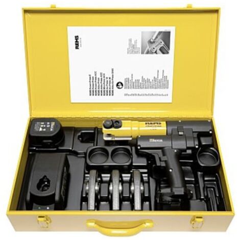 REMS 578X04 R220 kit de presse radiale miniature à batterie de Rems