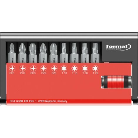 Coffret embouts PH.PZ. T 9 pièces (1/5)