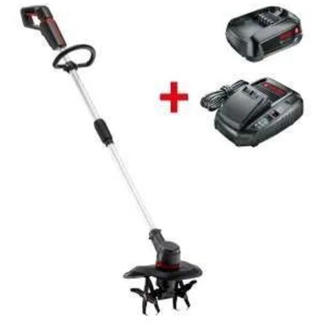 Cultivateur sans fil TL 1820 – Batterie lithium-ion 18V – Couteau en métal 4 étoiles – Pour travail du sol efficace – Al-Ko (1/3)