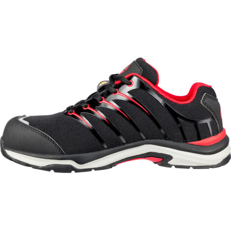 Chaussure de sécurité femme Albatros Twist Red S1P ESD HRO SRC Noir / Rouge 39 (1/5)