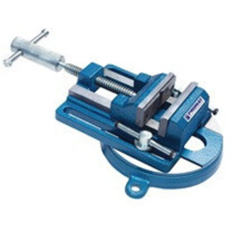 Étau de machine L.mors 100mm ouv. 100mm écart. trous 110 x 220mm orientable à 360 degrés 160mm réglable en L. PROMAT (1/3)