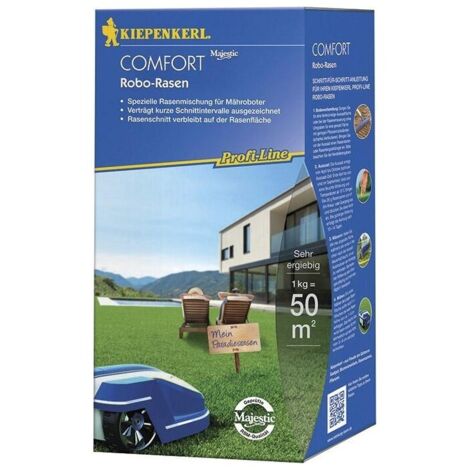 Semence pelouse spécifique pourpelouse tondu par robot 1kg Comfort Kiepenkerl (1/2)