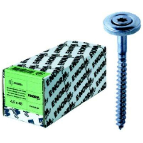 Vis a bois, a six pans creux, en acier inoxydable A2 4,5x 25 15 E-NORMpro (Par 100)