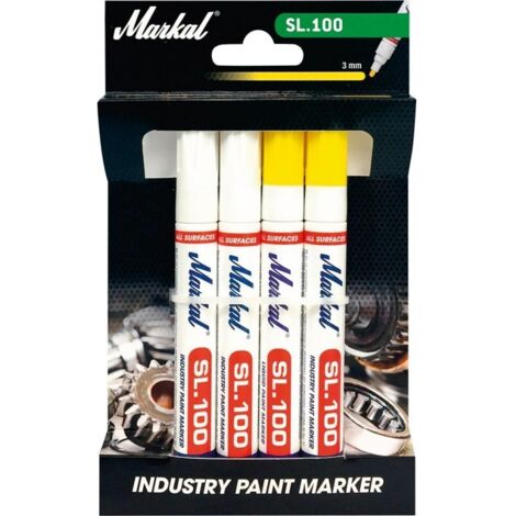 Marquage SL.100 blanc/jaune 4er Set (1/3)