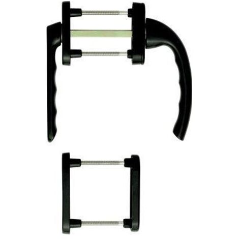 FP – Poignée de fenêtre HOPPE série Tokyo – Fixation vis filetées dissimulées M5 – Design moderne – Pour ouverture DIN gauche-droite - N12A8504