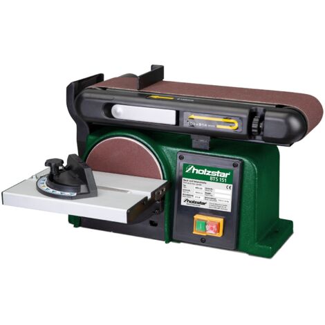 FP – Ponceuse à bande 100x915 mm – Puissance 0,37 kW – Tension 230 V – Disque 150 mm pour bois dur – Changement rapide de bande - BTS151
