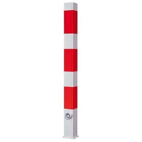 Poteau 70x70 noir et rouge herausnehmbar 1400 mm (1/2)