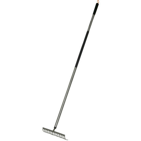 Râteau à dents courbes Ergonomique
14 dents - manche aluminium - tête en acier