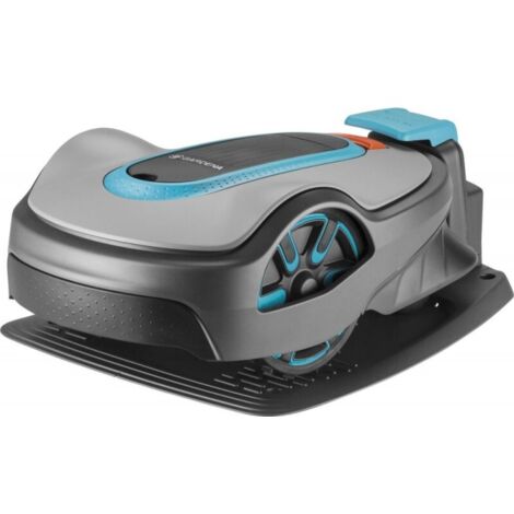 Gardena – Robot tondeuse 1510120 – Surface d'action jusqu'à 750 m² – Guidage intelligent – Largeur de coupe 22 cm – Capteur d'inclinaison