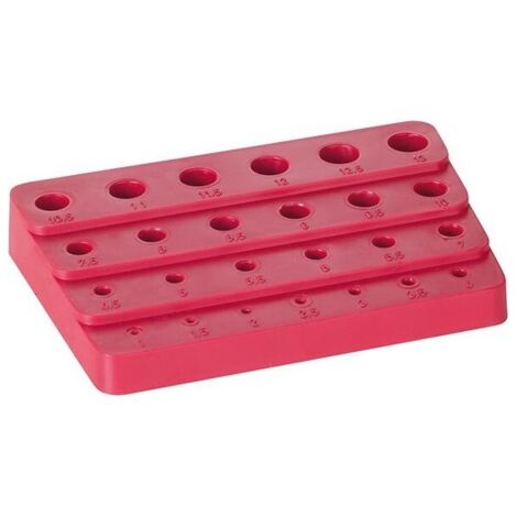 Supports en plastique foret 1-5mm FORTIS (Par 10) (1/2)