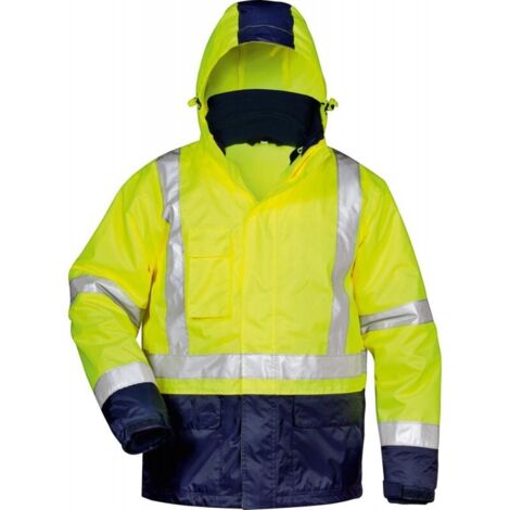 Veste haute visibilité Alf Taille 3XL jaune/ marine (1/5)