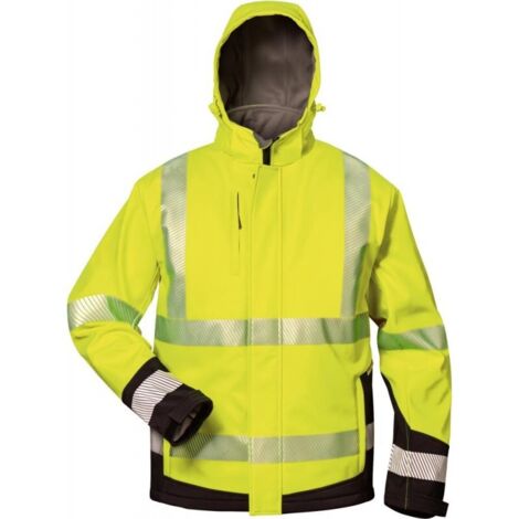 Veste haute visibilité Taille S jaune/ noir (1/4)