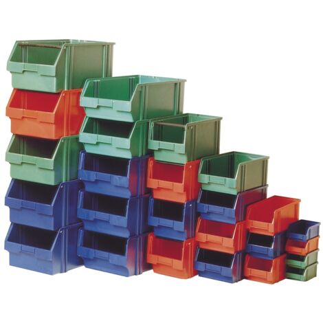 Boîte de stockage visible LK L500/450xPR B300xH180mm PS bleu (1/3)
