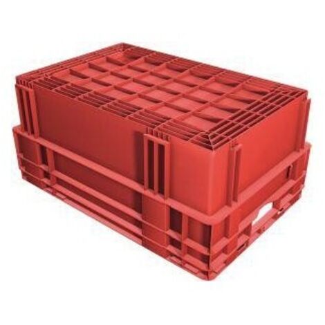 Bac rangement DTK 600x400x420 mm rouge (Par 2)