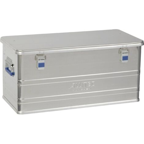 FP – Boite de rangement en aluminium 750x350x350mm – Couvercle extra-fort 15mm – Résistante aux chocs et à la corrosion – Poignées ergonomiques (1/6)