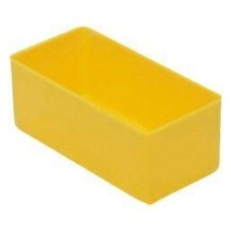 Boite rangement 99x49x40 mm jaune (1/2)