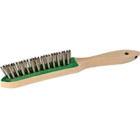 Brosse à soudures CrNiMo lisse 3 rangs 0,3mm ZEINTRA 1 PCS (1/2)