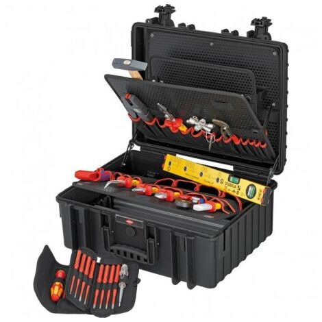 Valise en Aluminium avec outils pour Électricien - Coffret d'outillage avec  des outils allemands - FAMEX 436-10 - Famex - 436-10