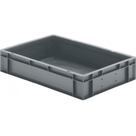 Caisse de transport 600x400x120 mm gris