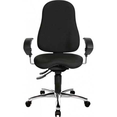 Chaise bureau Sitness 10 noir (1/5)