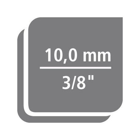 Douille 3/8 6 mm 6kt. FORTIS