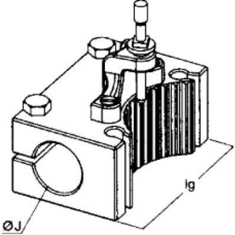 Douille pour porte-outil à serrage rapide TailleB BJ40120 (1/3)