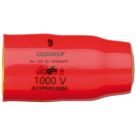 GEDORE 2946416 - Clé à douille VDE insert 3/8 , VDE 30 10 (1/5)