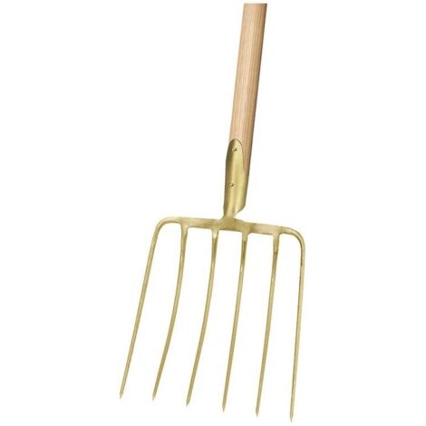 Fourche 6 dents manche bois 130 cm (1/2)