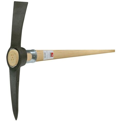 Pioche Acier noir laqué 1.5 kg m manche (1/2)