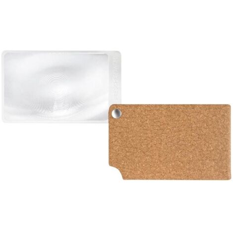 Loupe carte Brun viso POCKET 2,5x cuir ESCHENBACH (1/2)