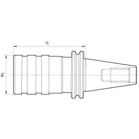 Mandrin à changement rapide 69871A M14-33 SK40FORTIS (1/5)