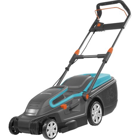 GARDENA Tondeuse électrique PowerMax™ 1600/37. Tondeuse filaire. 500m². 1600W. Largeur de coupe 37 cm. Bac 45L. Mulching (5037-20).