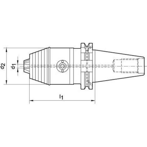 Mandrin universel D69871 ADB R/L2,5-16 SK40 WTE (1/5)