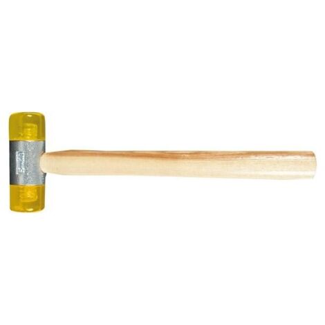 Marteau plastique jaune 40mm Taille5 FORTIS (1/3)