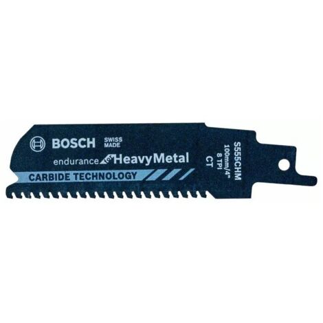Lame scie sabre S 555 CHM Pack a 1 Unités Bosch