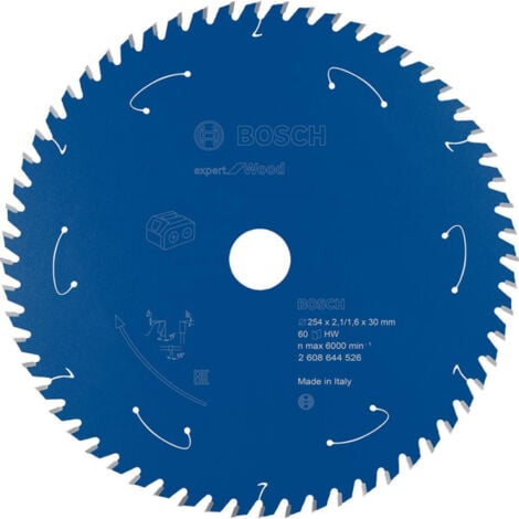 Lame de scie circulaire 254x2.1/1.6x30 T60 Bosch