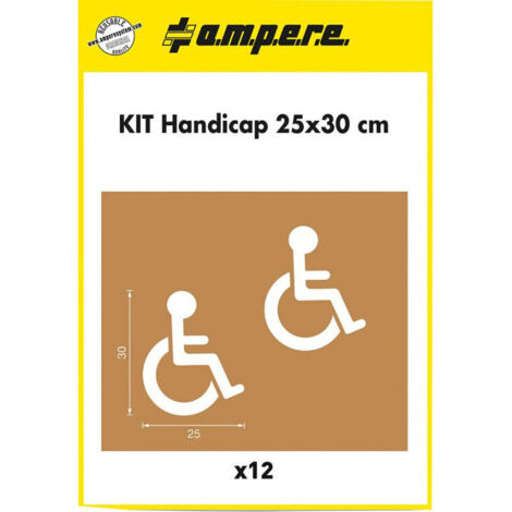 Set pochoirs Handicap 25x30 (1/2)