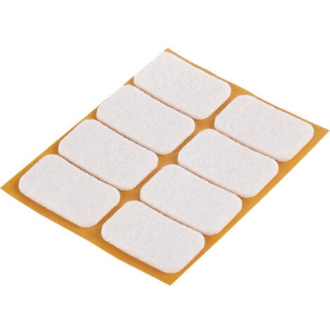 Patins en feutre 22x22mm blancs 8 pièces acheter à prix réduit