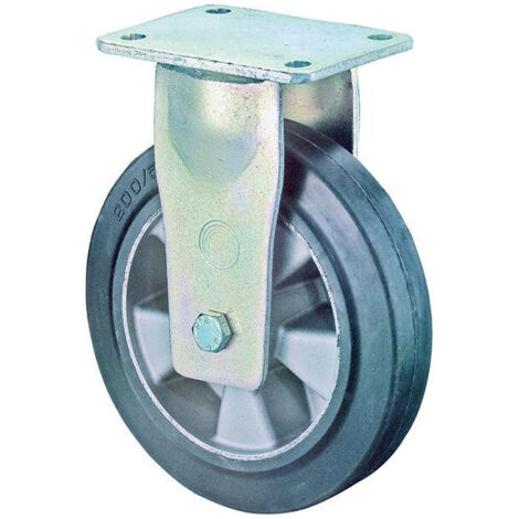 Roue 200mm RR110.B80PlatteElastik noirKL RR110.B80.200 (1/3)