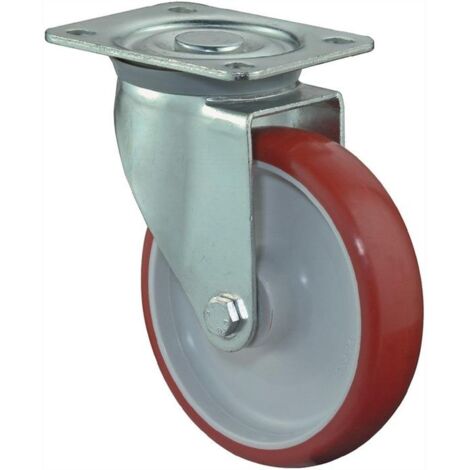 Roulette rouge 100 mm 125 KG (1/4)