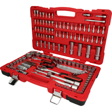 FP – Coffret multi-outils 151 pcs – Acier chrome-vanadium extra-fin – Système FlankTraction pour meilleure prise – Valise de rangement (1/5)