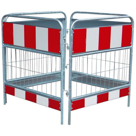Grille de protection de trou égout 1,60 x 1,60 m (1/2)