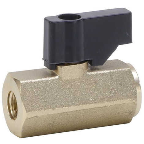 Robinet à bille Mini BR 93700 -IG/IG G 1/2 PN 12 Aluminium BEE (1/2)
