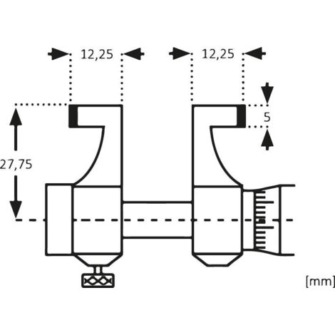Micromètre interieur - mesure 25-50mm FORTIS (1/5)