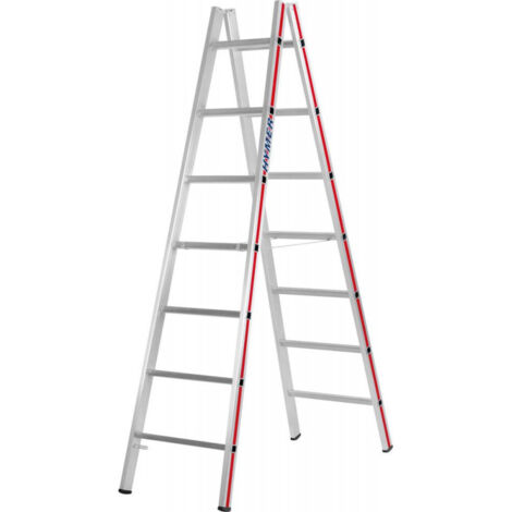 Escabeau 2x7 marches 2,05 m